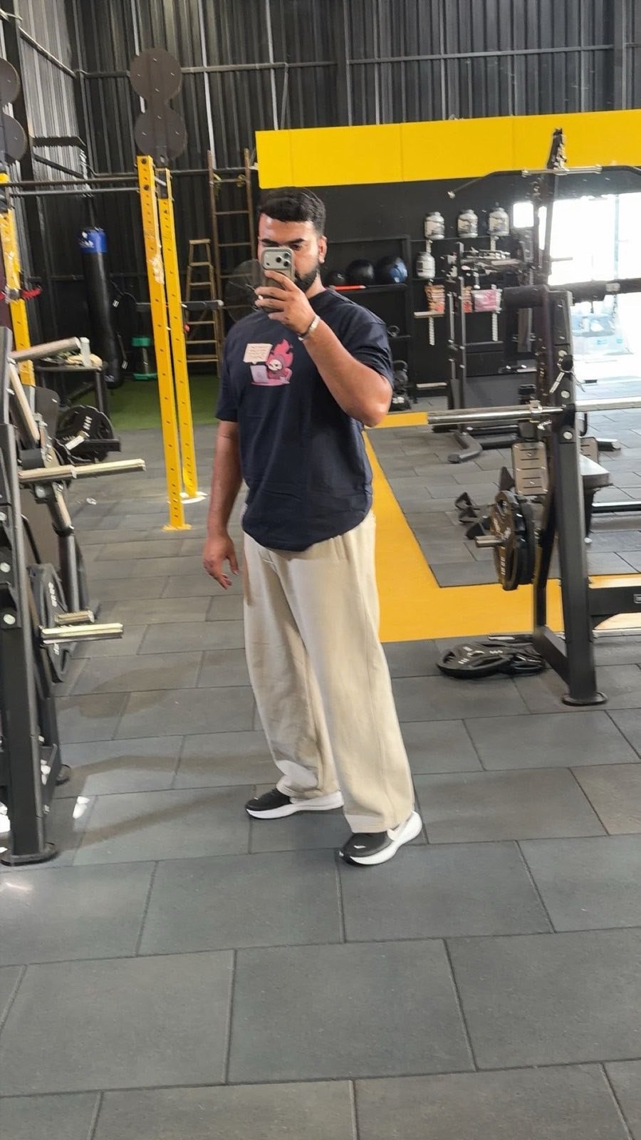 Rishav at the gym